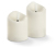 2 LED-Echtwachskerzen, creme - Creme