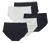 5 Magic-Cut-Pantys, schwarz und weiss
