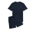 Shorty-Pyjama-Set, dunkelblau