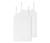 2 SCHIESSER Tops, weiss - Weiss